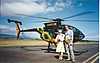 1995-01 With Bill in Hawaii in front of Helicopter.jpg